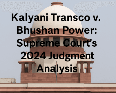 Kalyani Transco v. Bhushan Power