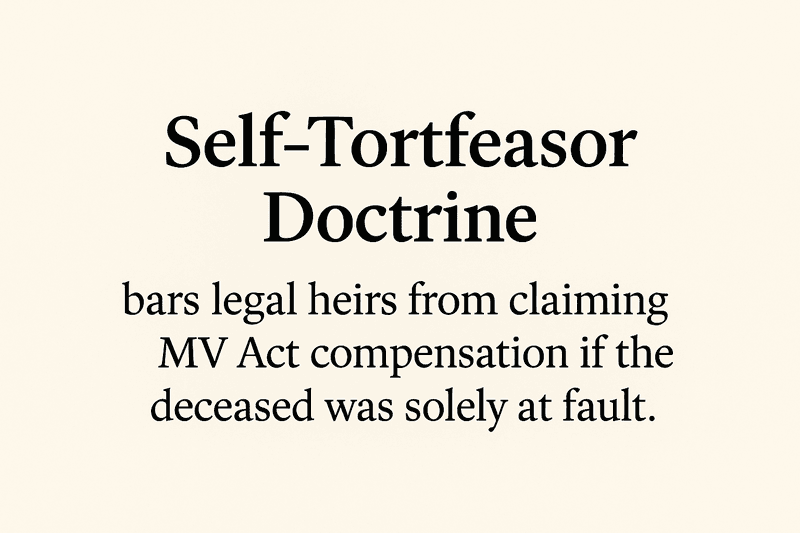 Self-Tortfeasor Doctrine explained