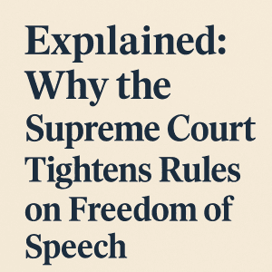 Free Speech Rules