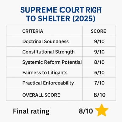 Right to Shelter Judgment