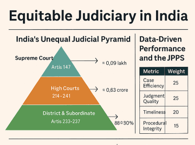 equitable judiciary in India