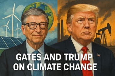 Gates and Trump on climate change