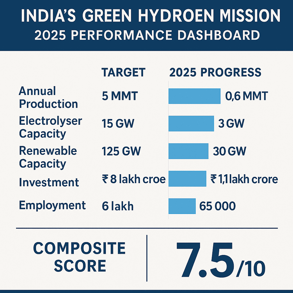 India’s Green Hydrogen Mission performace audit