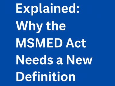 New MSME Definition