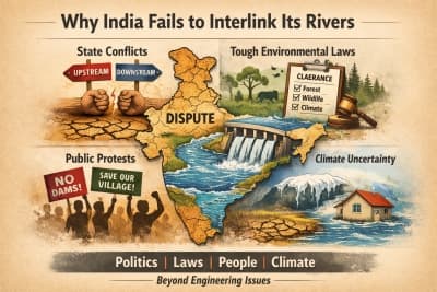 Challenges in India's river interlinking