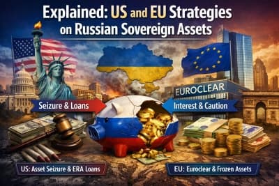 US and EU strategies on Russian assets