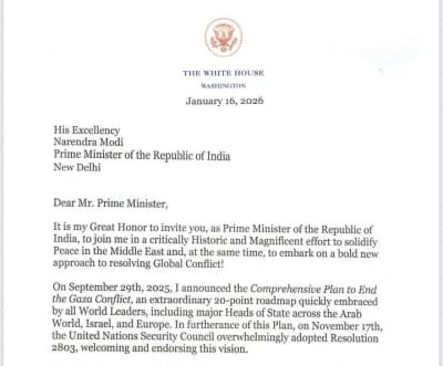 Trump Board of Peace invitation
