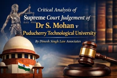 Dr S. Mohan v Puducherry Technological University