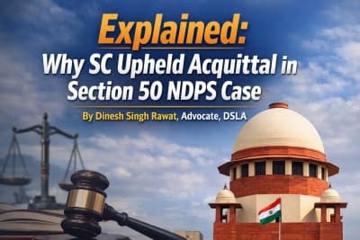 Acquittal in NDPS Section 50 Case